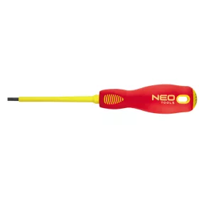   NEO TOOLS Csavarhúzó lapos 5.5X125 1000V szigetelt 25 év garanciával 04-054