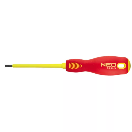 NEO TOOLS Csavarhúzó lapos 5.5X125 1000V szigetelt 25 év garanciával 04-054