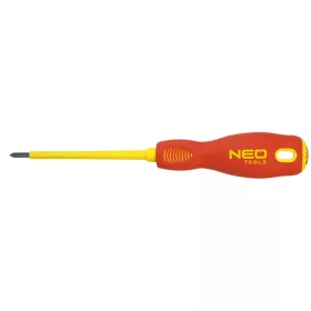   NEO TOOLS Csavarhúzó PH0X60 1000V, szigetelt 25 év garanciával 04-071