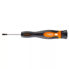   NEO TOOLS MŰSZERÉSZ, PRECÍZIÓS CSAVARHÚZÓ 3.0x50mm, lapos 25 év garanciával 04-114
