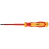 NEO TOOLS Csavarhúzó lapos, 1000V, szigetelt, 0.6x3x100mm, S2 acél 25 év garanciával 04-131