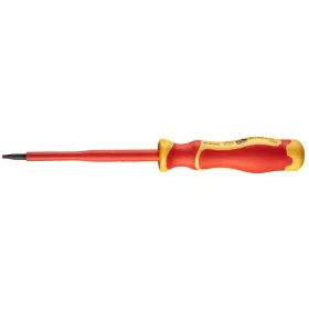   NEO TOOLS Csavarhúzó lapos, 1000V, szigetelt, 0.8x4x100mm, S2 acél 25 év garanciával 04-132