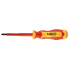 NEO TOOLS Csavarhúzó PZ 1000V, szigetelt PZ2x6x100, S2 acél 25 év garanciával 04-136