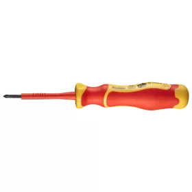   NEO TOOLS Csavarhúzó PH 1000V, szigetelt, PH0x3x60mm, S2 acél 25 év garanciával 04-137