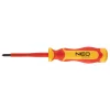 NEO TOOLS Csavarhúzó PH 1000V, szigetelt, PH1x4.5x80mm, S2 acél 25 év garanciával 04-138
