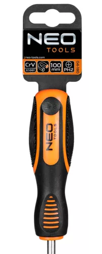 NEO TOOLS Csavarhúzó PH2x100mm 25 év garanciával 04-180