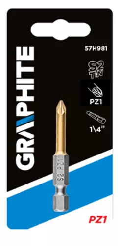 GRAPHITE Csavarhúzó bit PZ1, 50mm, 1/4" 57H981