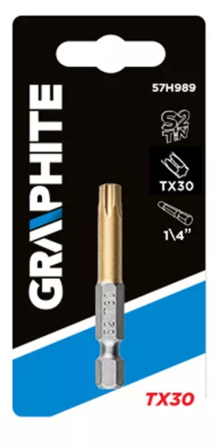 GRAPHITE Csavarhúzó bit Torx 30, 50mm, 1/4" 57H989