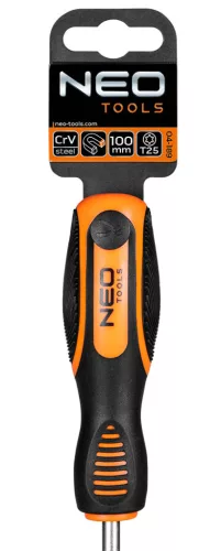 NEO TOOLS Csavarhúzó TORX T25x100mm 25 év garanciával 04-189