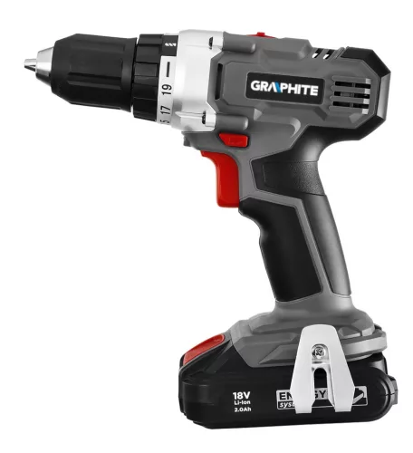 GRAPHITE Akkus fúró Energy+, 18V, 10mm gyorstokmány, akku nélkül!!! 3 év garanciával 58G000