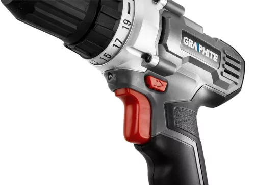 GRAPHITE Akkus fúró Energy+, 18V, 10mm gyorstokmány, akku nélkül!!! 3 év garanciával 58G000