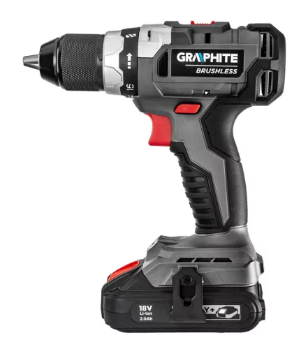 GRAPHITE Akkus szénkefementes fúró Energy+, 18V, 13mm gyorstokmány, akku nélkül!!! 3 év garanciával 58G019