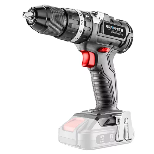 GRAPHITE Akkus szénkefementes fúró, csavarozó, ütvefúró Energy+, 18V, akku nélkül!!! 3 év garanciával 58G020