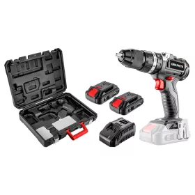   GRAPHITE Akkus szénkefementes ütvefúró Energy+, 2db akku+töltő! 18V/2Ah, 13mm, koffer 3 év garanciával 58G020-SET2