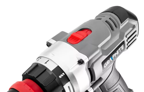GRAPHITE Akkus fúró Energy+, 2db akku+töltő!, 18V/2Ah, levehető fúrótokmány 10mm, koffer 3 év garanciával 58G022-SET2