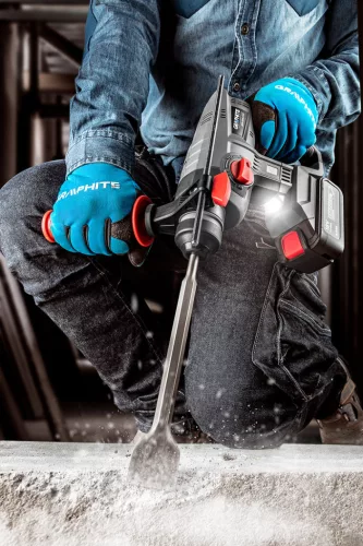 GRAPHITE Akkus szénkefementes fúrókalapács vésőfunkcióval, Energy+ 18V, 2,2J, akku nélkül!!! 3 év garanciával 58G027