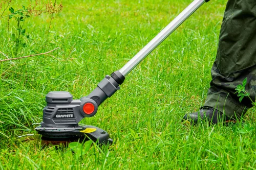 GRAPHITE Akkus fűkasza, fűszegélynyíró Energy+, műanyag késes, 18V, 254mm, akku nélkül!!! 3 év garanciával 58G030