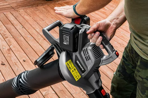 GRAPHITE Akkus lombszívó Energy+ 36V(2x18V) Li-lon, 2 in 1, zsák 35L, akku nélkül!!! 3 év garanciával 58G036