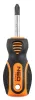 NEO TOOLS Csavarhúzó készlet, fali tartóval, 8db 25 év garanciával 04-194