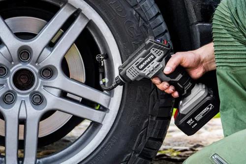 GRAPHITE Akkus kompresszor Energy+ 18V, max.7bar, akku nélkül!!! 3 év garanciával 58G041