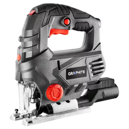GRAPHITE Dekopírfűrész 650W, 0-3100 min-1, alu talp, koffer 3 év garanciával 58G067