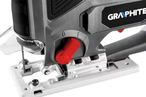 GRAPHITE Dekopírfűrész 600W, 800-3000 min-1 3 év garanciával 58G078