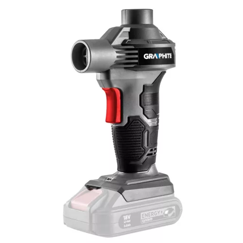 GRAPHITE Akkus pumpa, fúvó-szívó Energy+ 18V, Li-Ion, akku nélkül!!! 3 év garanciával 58G089