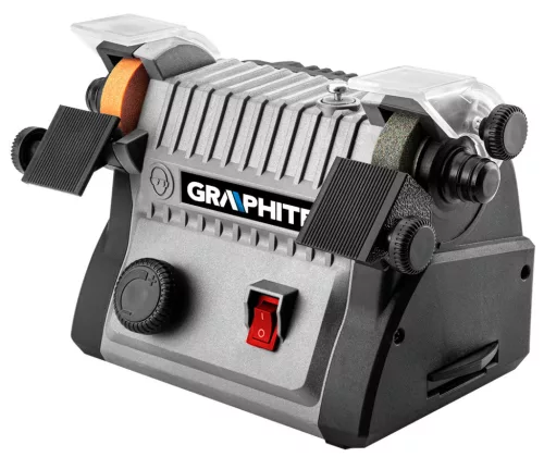 GRAPHITE Akkus köszörű- és polírozógép 3az1-ben, Energy+, CSISZOL, POLÍROZ, flexibilis csiszolófejjel, akku nélkül!!! 3 év garanciával 58G095