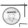 GRAPHITE Körfűrész 1200 W, 185mm, vágásmélység: 65/43mm, tartozék: párhuzamvezető, tartalék vágótárcsa, koffer 3 év garanciával 58G488