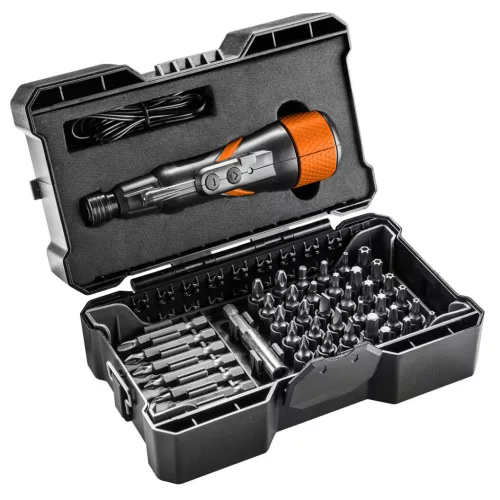 NEO TOOLS Akkus csavarozó 3,6V, dobozban, bitekkel 2 év garanciával 04-200