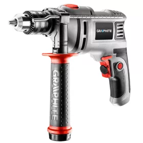   GRAPHITE Ütvefúró 650W, 0-3000/min, 13mm fogastokmány, koffer 3 év garanciával 58G726