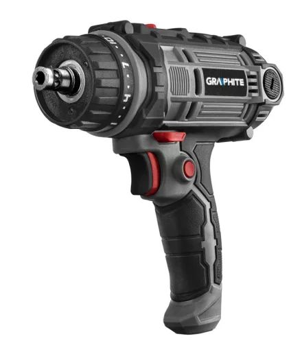 GRAPHITE Elektromos fúró-csavarozó gép, 230V/300W, 10mm-es gyorstokmány, kofferben 3 év garanciával 58G793