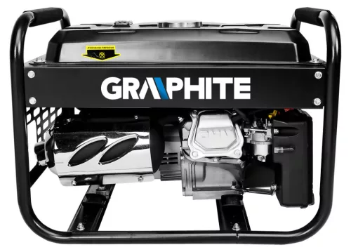 GRAPHITE Áramfejlesztő, generátor, 2-2.2KW, 4 ütemű benzinmotor 3 év garanciával 58G904