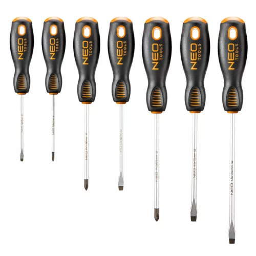 NEO TOOLS Csavarhúzó készlet 7db 25 év garanciával 04-206