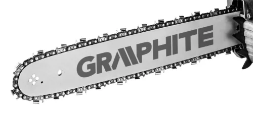 GRAPHITE Benzines láncfűrész 2kW (2,7 LE), láncvezető 16" (400mm) 3 év garanciával 58G953