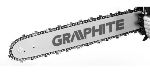 GRAPHITE Benzines láncfűrész 2kW (2,7 LE), láncvezető 18" (450mm) 3 év garanciával 58G954