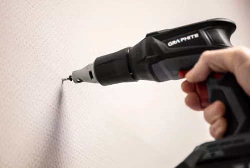 GRAPHITE Akkus szénkefementes gipszkarton csavarbehajtó, Energy+, 18V, 0-4400 ford./perc, 1/4", akku nélkül!!! 3 év garanciával 58GE111