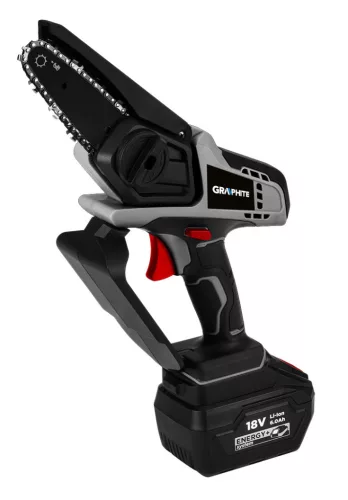 GRAPHITE Akkus mini láncfűrész, Energy+, 18V, 0-5400 fordulat/perc 3 év garanciával 58GE116