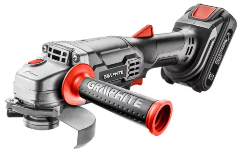 GRAPHITE Akkus sarokcsiszoló, 125mm Energy+ 18V, akku nélkül 3 év garanciával 58GE130