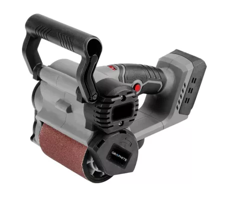 GRAPHITE Akkus szénkefementes hengeres síkcsiszológép, Energy+, 18V 3 év garanciával 58GE137