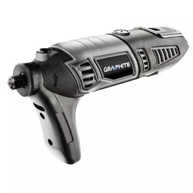   GRAPHITE Mini fúró- és csiszológép 170W, fordulatszám kijelző, kofferben, 190db kiegészítő 3 év garanciával 59G019