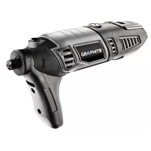 GRAPHITE Mini fúró- és csiszológép 170W, fordulatszám kijelző, kofferben, 190db kiegészítő 3 év garanciával 59G019