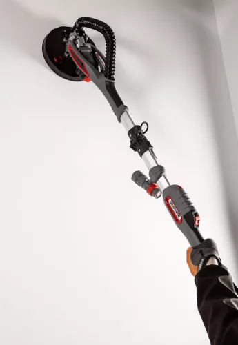GRAPHITE Falcsiszoló 710W, 215mm, kerek és háromszögletű csiszolófej, LED világítással 3 év garanciával 59G264