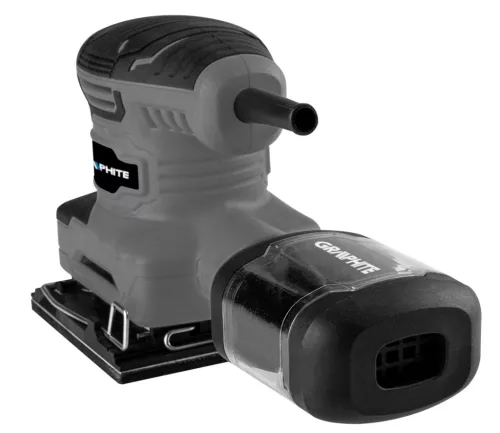 GRAPHITE Rezgőcsiszoló 240W, 110 x 100mm, 3db talppal 3 év garanciával 59G322