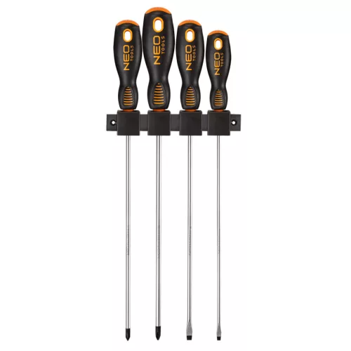 NEO TOOLS Csavarhúzó készlet 250mm, 4db 25 év garanciával 04-214