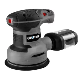   GRAPHITE Excentercsiszoló 300W, 125mm 3 év garanciával 59G348