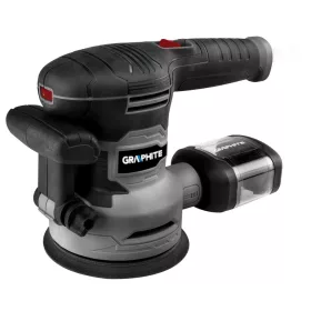   GRAPHITE Excentercsiszoló 450W, 125/150mm, kofferben 3 év garanciával 59G349