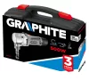 GRAPHITE LEMEZVÁGÓGÉP, folyamatos lyukasztó 500W, hullám- és síklemezekhez. Egyenes és ív vágásra. Kofferben. 3 év garanciával 59G401