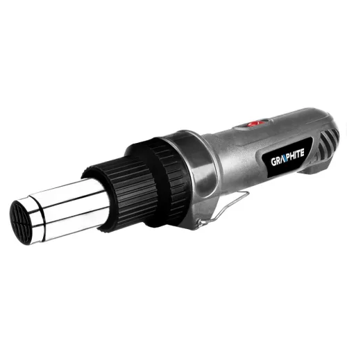 GRAPHITE Hőlégfúvó 2000W, egyenes markolat, hőfokszabályzós I: 350ºC, II: 550ºC 3 év garanciával 59G523
