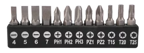 NEO TOOLS Bitfejes csavarhúzó készlet, 13db 04-215